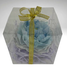 Lade das Bild in den Galerie-Viewer, Pfingstrose Papierblüte blau